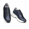 Damen-Sportschuhe 6019 in Perlmutt-Indigo kombiniert