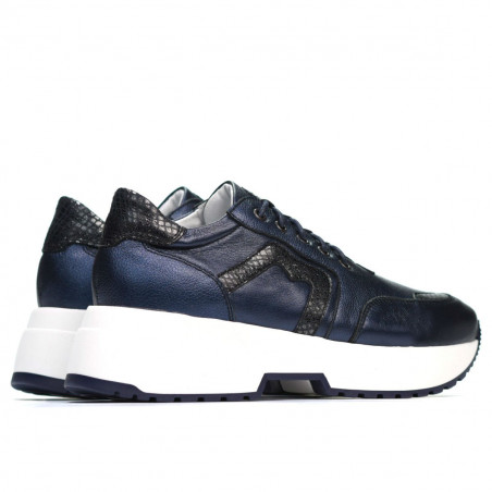 Damen-Sportschuhe 6019 in Perlmutt-Indigo kombiniert
