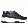 Damen-Sportschuhe 6019 in Perlmutt-Indigo kombiniert