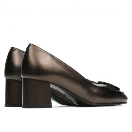 Elegante Damenschuhe 1274 Perlmutt Braun
