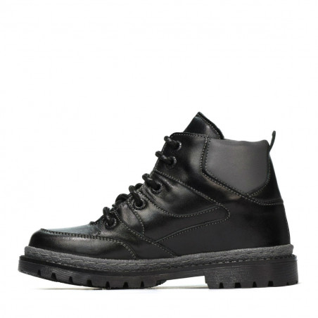 Kinderstiefel 3017 Schwarz+Grau