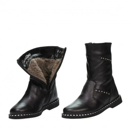 Kinderstiefel 3019 Schwarz