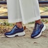 Damen-Sportschuhe 6019 in Perlmutt-Indigo kombiniert lifestyle