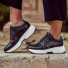 Damen Sneaker 6019 schwarz kombiniert