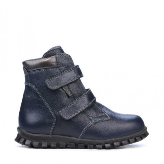 Kleinkinderstiefel 32c indigo kombiniert Kleinkinderstiefel 32c indigo kombiniert