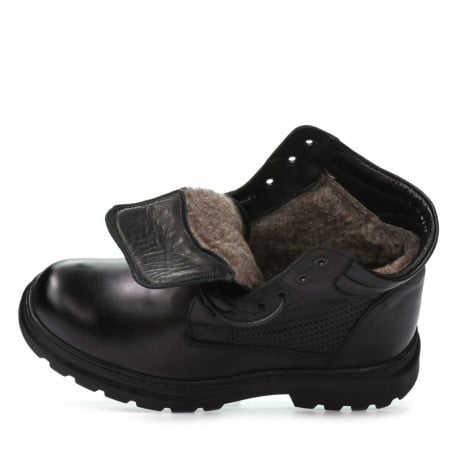 Herrenstiefel 4119 schwarz kombiniert