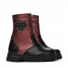 Kleinkinderstiefel 103c schwarz+bordo