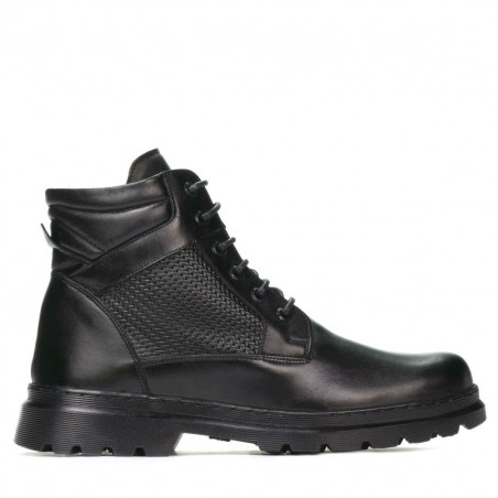 Herrenstiefel 4119 schwarz kombiniert