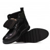 Herrenschuhe 4108 schwarz+grau