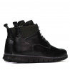 Herrenschuhe 4108 schwarz+grau