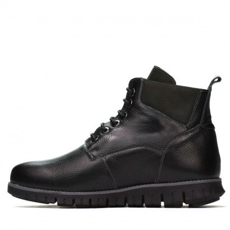 Herrenschuhe 4108 schwarz+grau