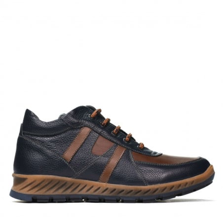 Herrenstiefel 4120 indigo+braun