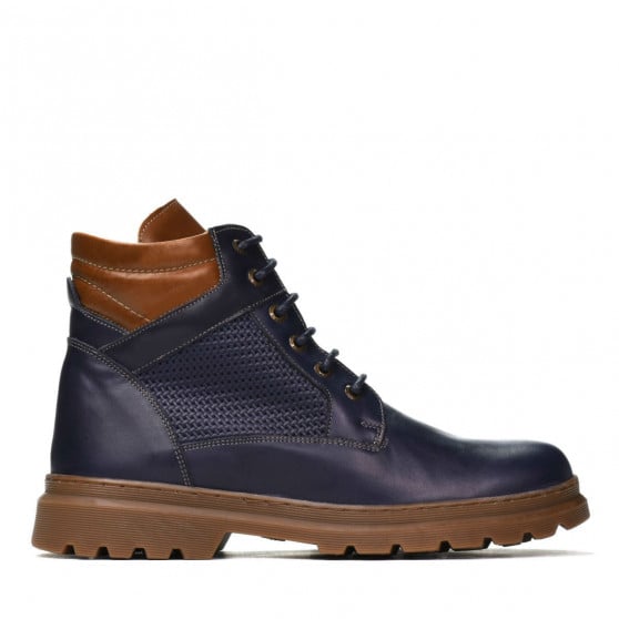 Herrenstiefel 4119 indigo kombiniert Herrenstiefel 4119 indigo kombiniert