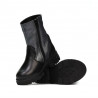 Kleine Kinderstiefel 103c schwarz+anthrazit