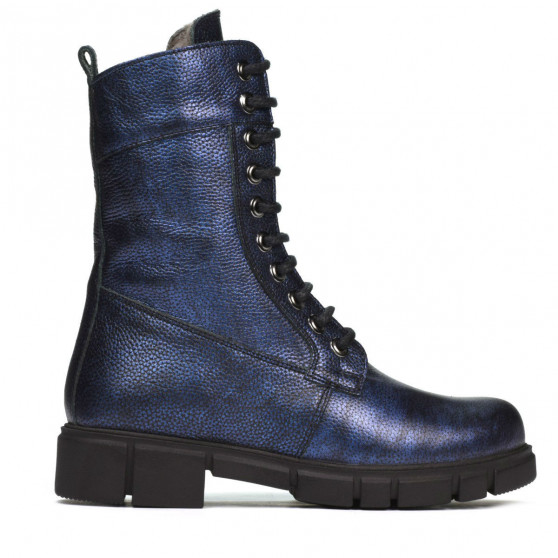 Damenstiefel 3337-1 Indigo Perlmutt Damenstiefel 3337-1 Indigo Perlmutt