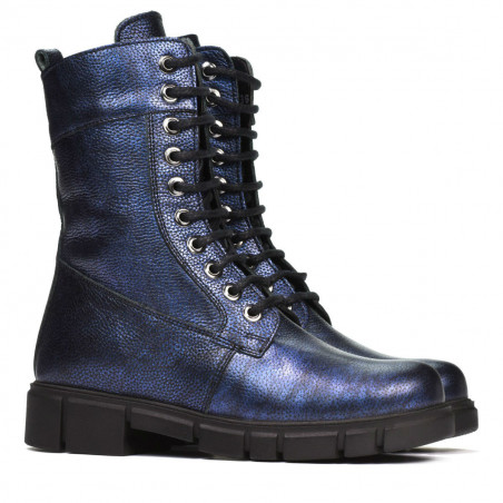 Damenstiefel 3337-1 Indigo Perlmutt