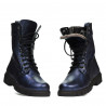 Damenstiefel 3337-1 Indigo Perlmutt