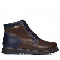 Herrenstiefel 497 Kaffee+Indigo