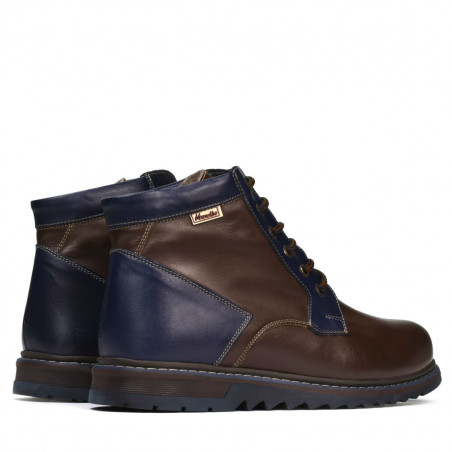 Herrenstiefel 497 Kaffee+Indigo