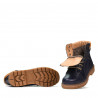 Jugendstiefel 439-1 Indigo+Braun