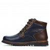 Herrenstiefel 497 Indigo+Braun