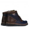 Herrenstiefel 497 Indigo+Braun