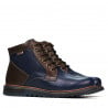 Herrenstiefel 497 Indigo+Braun