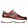 Damen-Sportschuhe 6019 bordeaux perlmutt kombiniert