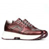 Damen-Sportschuhe 6019 bordeaux perlmutt kombiniert