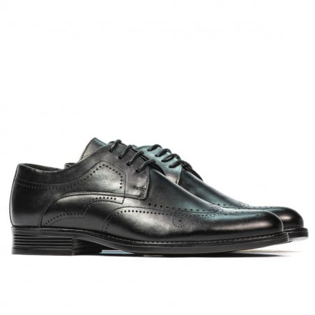 Elegante Herrenschuhe 907 Schwarz