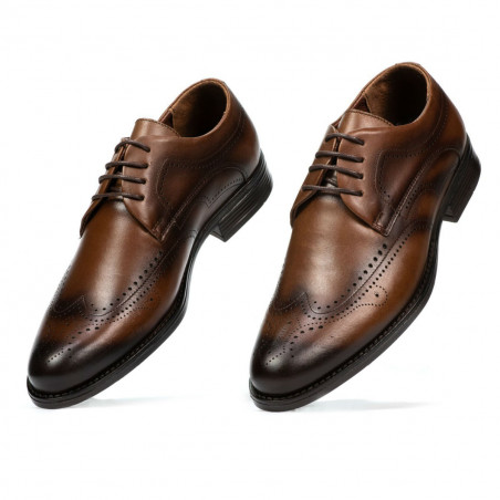 Elegante Herrenschuhe 907 a braun