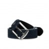 Unisex-Gürtel 01bc blau Velours