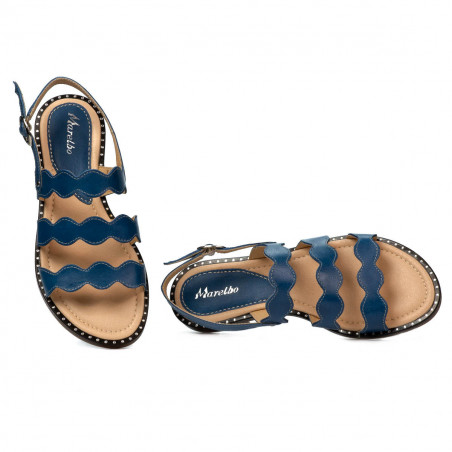 Damensandalen 5069 Elektrisch Blau