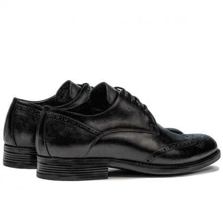 Elegante Herrenschuhe 908 schwarz