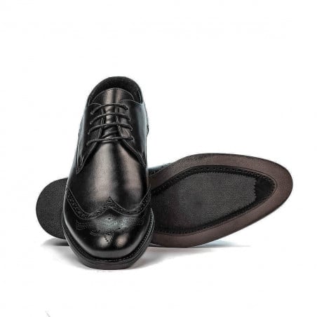 Elegante Herrenschuhe 908 schwarz