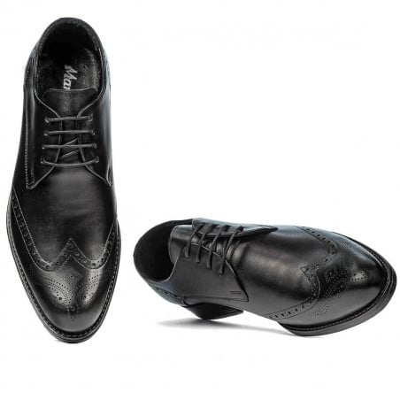 Elegante Herrenschuhe 908 schwarz