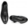 Elegante Herrenschuhe 908 schwarz