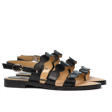 Damensandalen 5069 schwarz