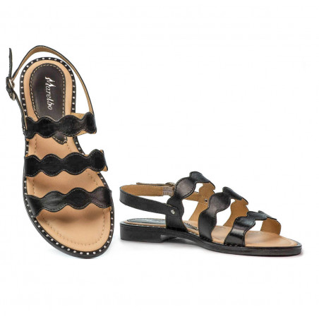 Damensandalen 5069 schwarz