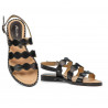 Damensandalen 5069 schwarz