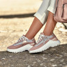 Damen-Sportschuhe 6015 Puder Perlmutt kombiniert
