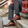 Elegante Herrenschuhe 907 a braun lifestyle