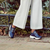 Damen-Sportschuhe 6019 in Perlmutt-Indigo kombiniert