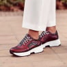 Damen-Sportschuhe 6019 bordeaux perlmutt kombiniert lifestyle