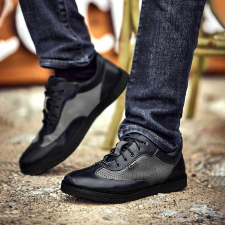 Herren-Sportschuhe 886 schwarz kombiniert lifestyle