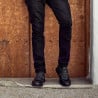 Herrensportschuhe 885 schwarz+grau