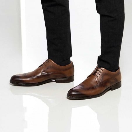 Elegante Herrenschuhe 907 in Sandfarbe lifestyle