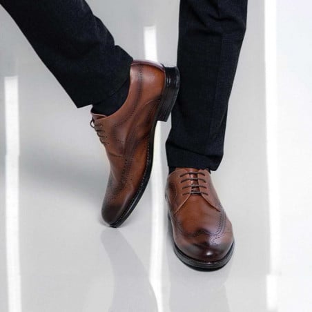 Elegante Herrenschuhe 907 in Sandfarbe lifestyle