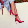 Damen elegante Schuhe 1246 rot