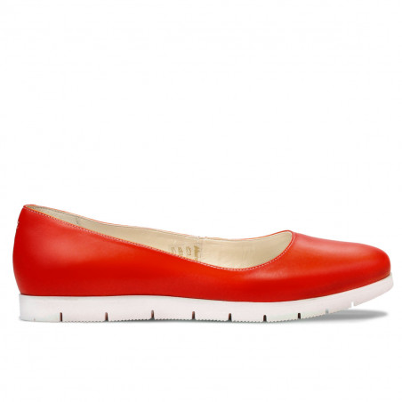Damen Ballerinas 677-1 rot